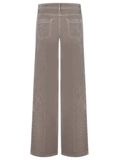 Cambio Damen Cordhose - Tess in taupe - Länge: lang
