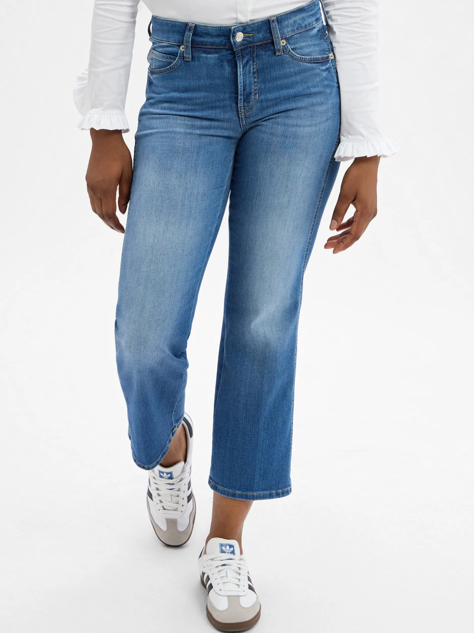 Cambio Damen Jeans - Francesca in light stone