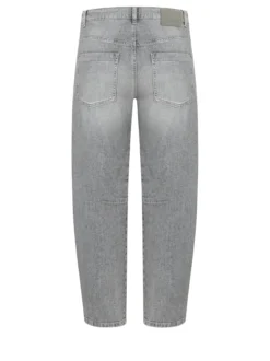Cambio Damen Jeans - Ocean in hellgrau - Länge: verkürzt
