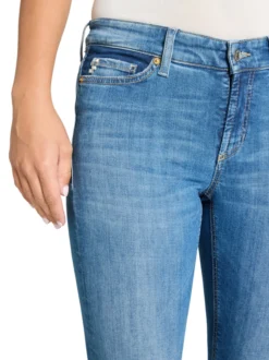 Cambio Damen Jeans - Piper Cropped in light stone