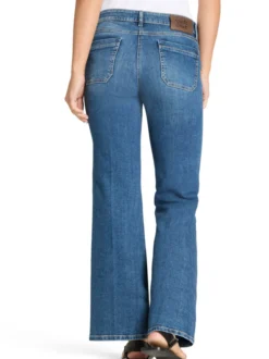 Cambio Damen Jeans - Tess Pocket in medium stone