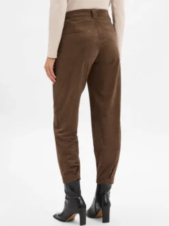 Cambio Damen Kunstlederhose - Kiss in mocca