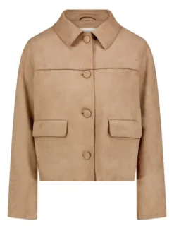 Cartoon Damen Casual-Jacke in beige