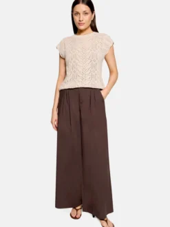 Cartoon Damen Feinstrickpullover in beige