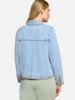 Cartoon Damen Jeansjacke in light stone denim