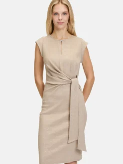 Cartoon Damen Jerseykleid in beige