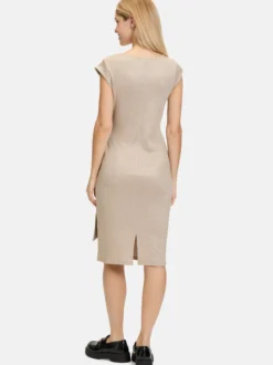 Cartoon Damen Jerseykleid in beige