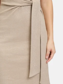Cartoon Damen Jerseykleid in beige