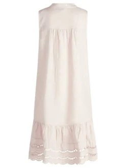 Cartoon Damen Kleid in weiß