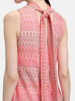 Cartoon Damen Midikleid in rosa