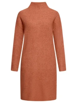 Cartoon Damen Strickkleid in rot