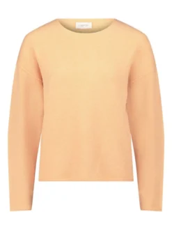 Cartoon Damen Strickpullover in aprikot