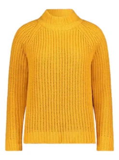 Cartoon Damen Strickpullover in orange