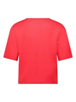 Cartoon Damen Strickpullover in rot