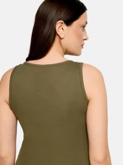 Cartoon Damen Top in khaki