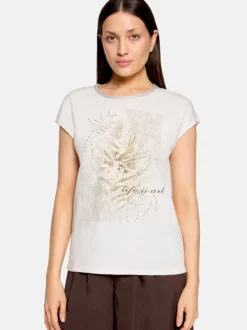 Cartoon Damen T-Shirt in khaki