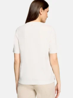 Cartoon Damen T-Shirt in weiß