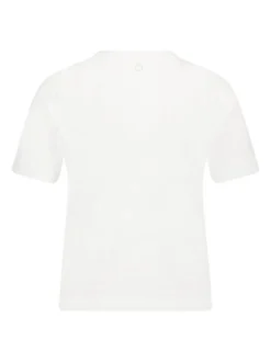 Cartoon Damen T-Shirt in weiß