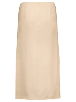 Cartoon Damen Wickelrock in beige gold