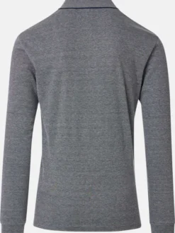 CASAMODA Herren Basic Poloshirt in grau