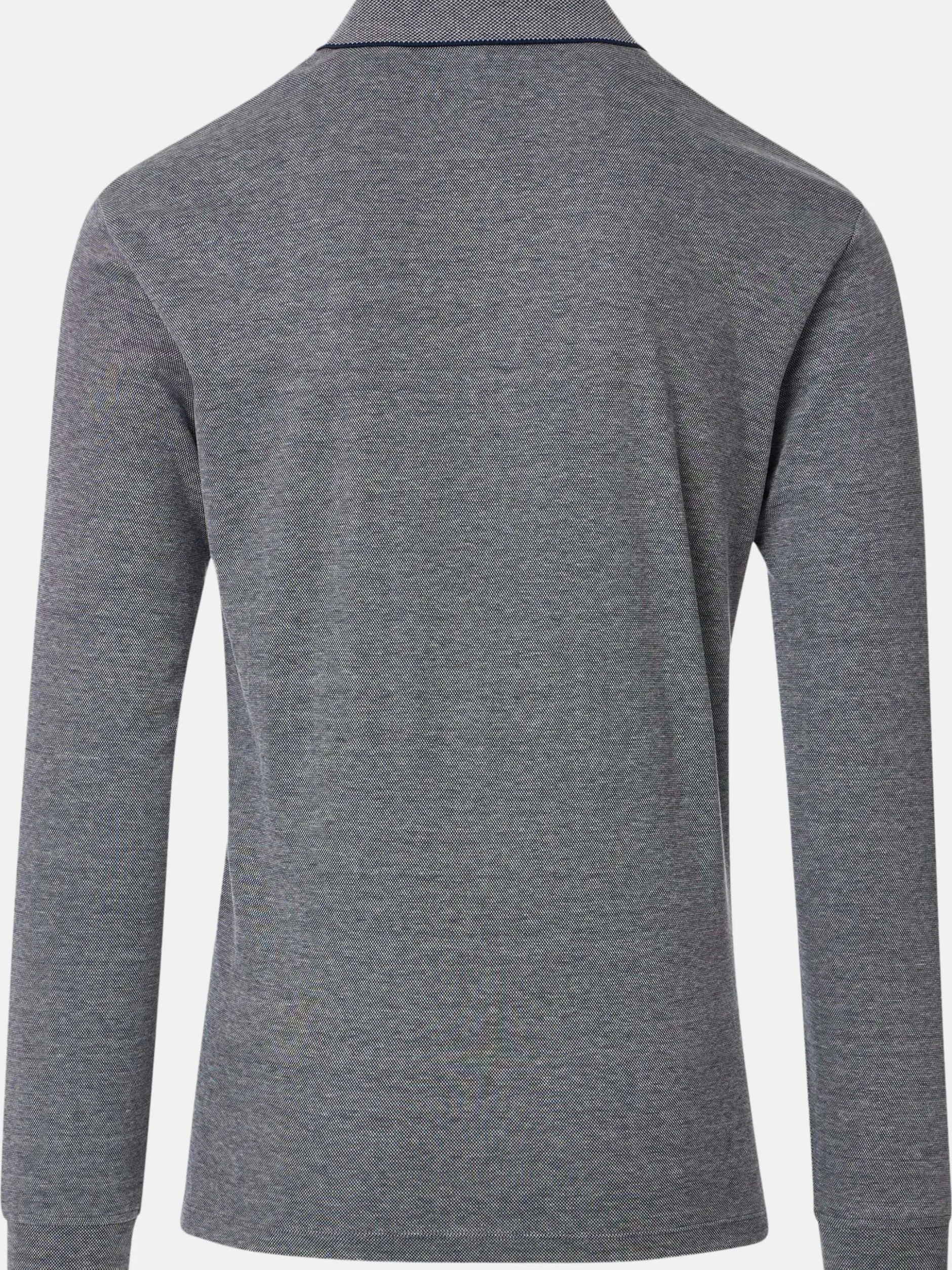 CASAMODA Herren Basic Poloshirt in grau