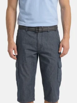 CASAMODA Herren Cargo-Bermudas in blau