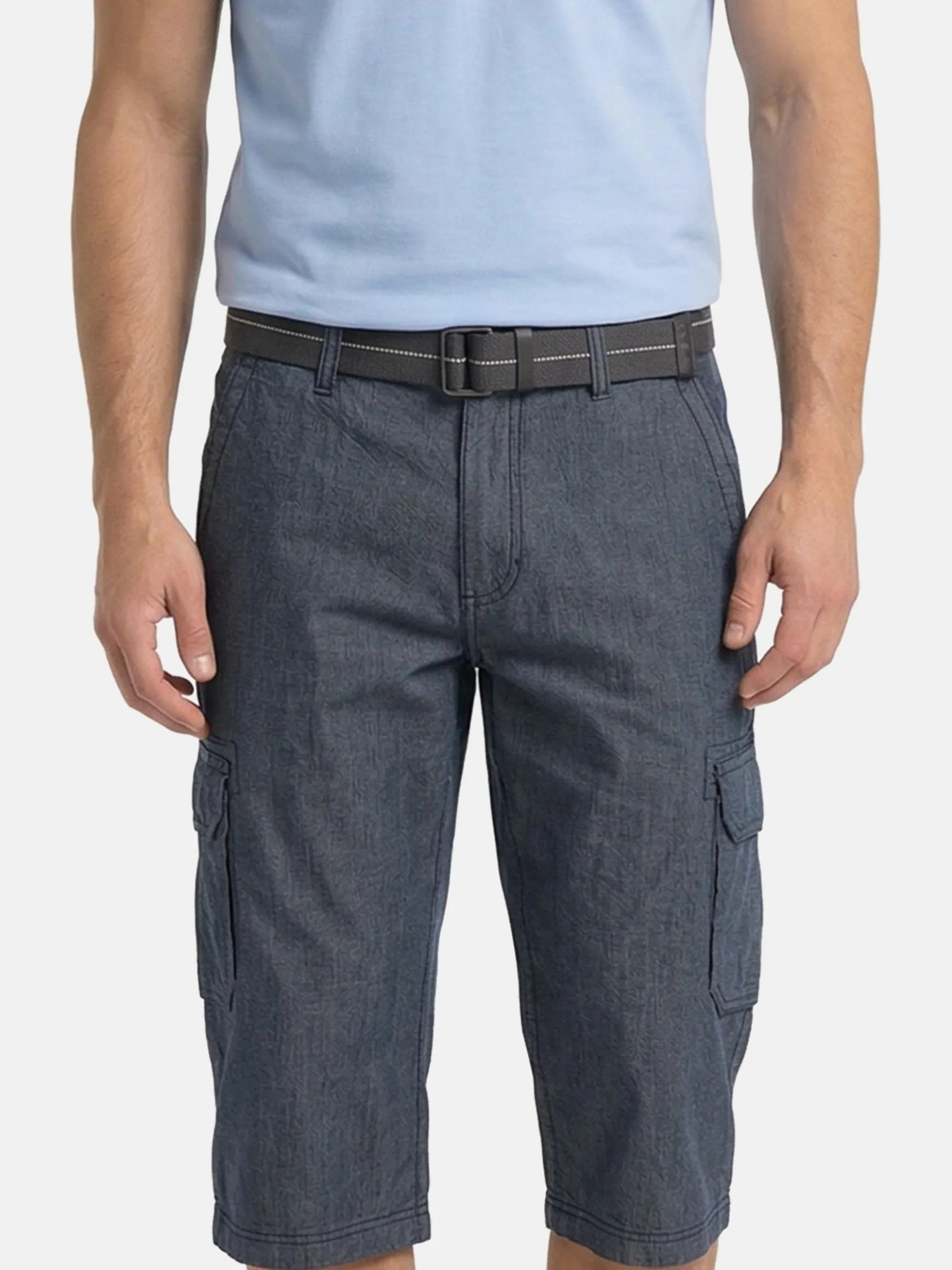 CASAMODA Herren Cargo-Bermudas in blau