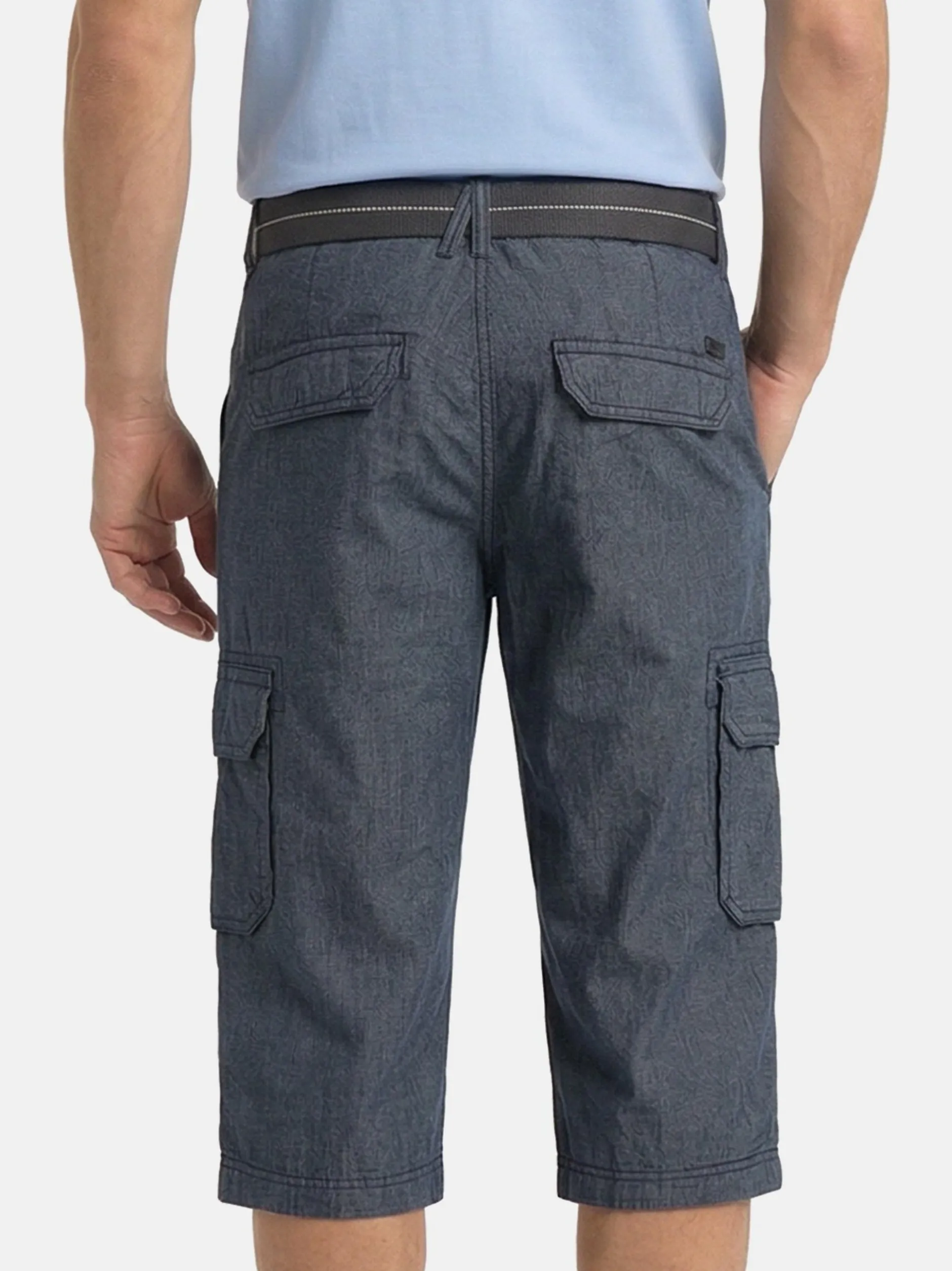 CASAMODA Herren Cargo-Bermudas in blau