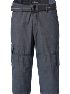 CASAMODA Herren Cargo-Bermudas in blau