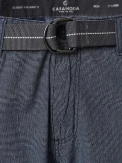 CASAMODA Herren Cargo-Bermudas in blau