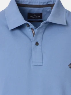 CASAMODA Herren Poloshirt in blau