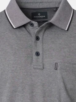 CASAMODA Herren Poloshirts im 2er-Pack in grau