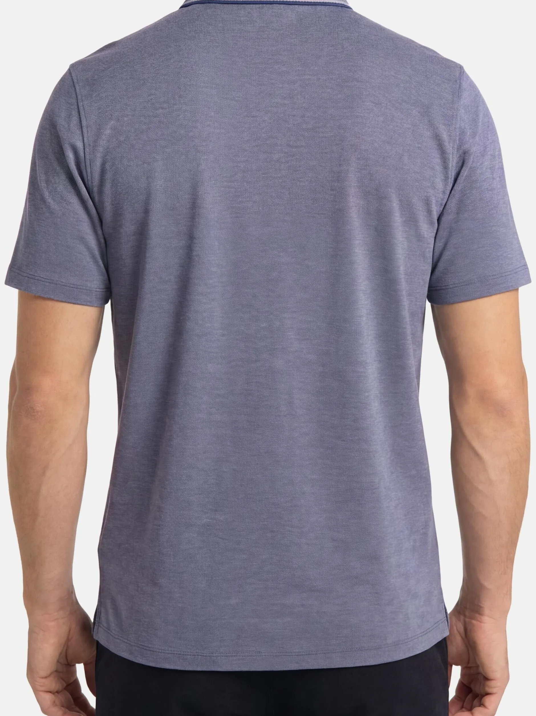 CASAMODA Herren Poloshirts im 2er-Pack in hellblau
