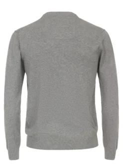 CASAMODA Herren Pullover - Basic in hellgrau