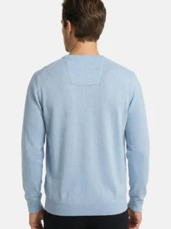 CASAMODA Herren Pullover - Basic in hellblau