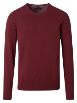 CASAMODA Herren Pullover - Basic in bordeaux