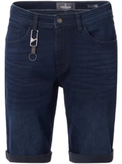 CASAMODA Herren Shorts - High Flex in rinsed blau
