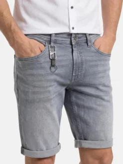CASAMODA Herren Shorts - High Flex in grau denim