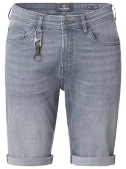 CASAMODA Herren Shorts - High Flex in grau denim