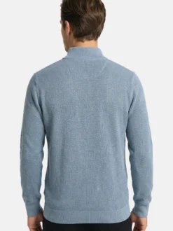 CASAMODA Herren Troyer - Basic in blau - Ärmel: langarm