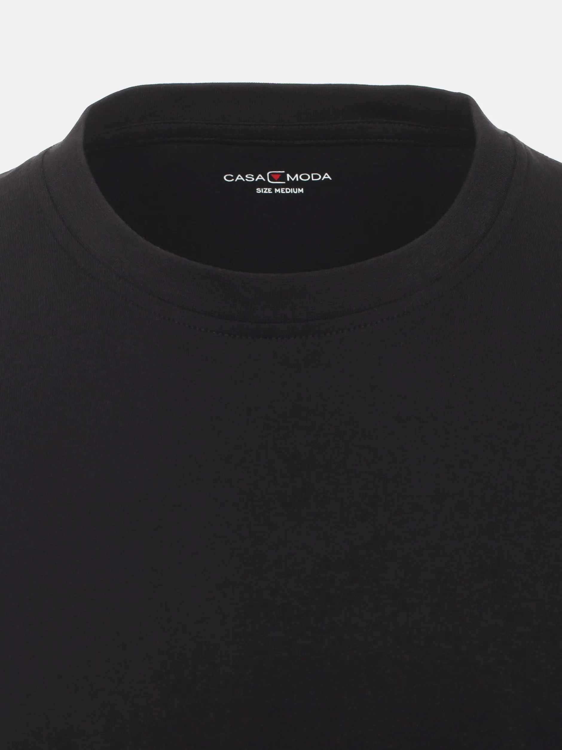 CASAMODA Herren T-Shirt - 4er Pack Basic in mehrfarbig