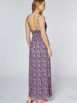 Chiemsee Damen Kleid in lila - Ausschnitt: V-Ausschnitt