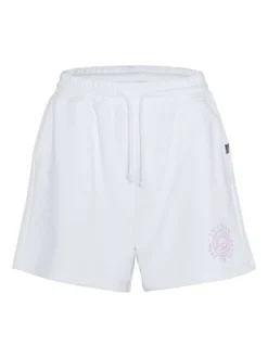Chiemsee Damen Sweatshorts in weiß - Länge: knielang