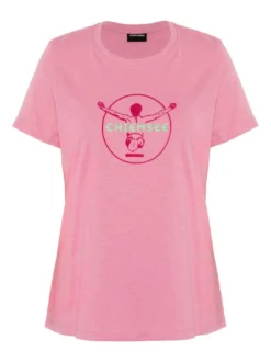 Chiemsee Damen T-Shirt in pink - Ausschnitt: Rundhals