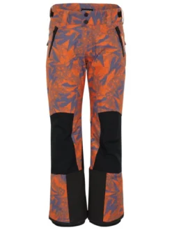 Chiemsee Jungen Skihose in orange lila - Länge: lang