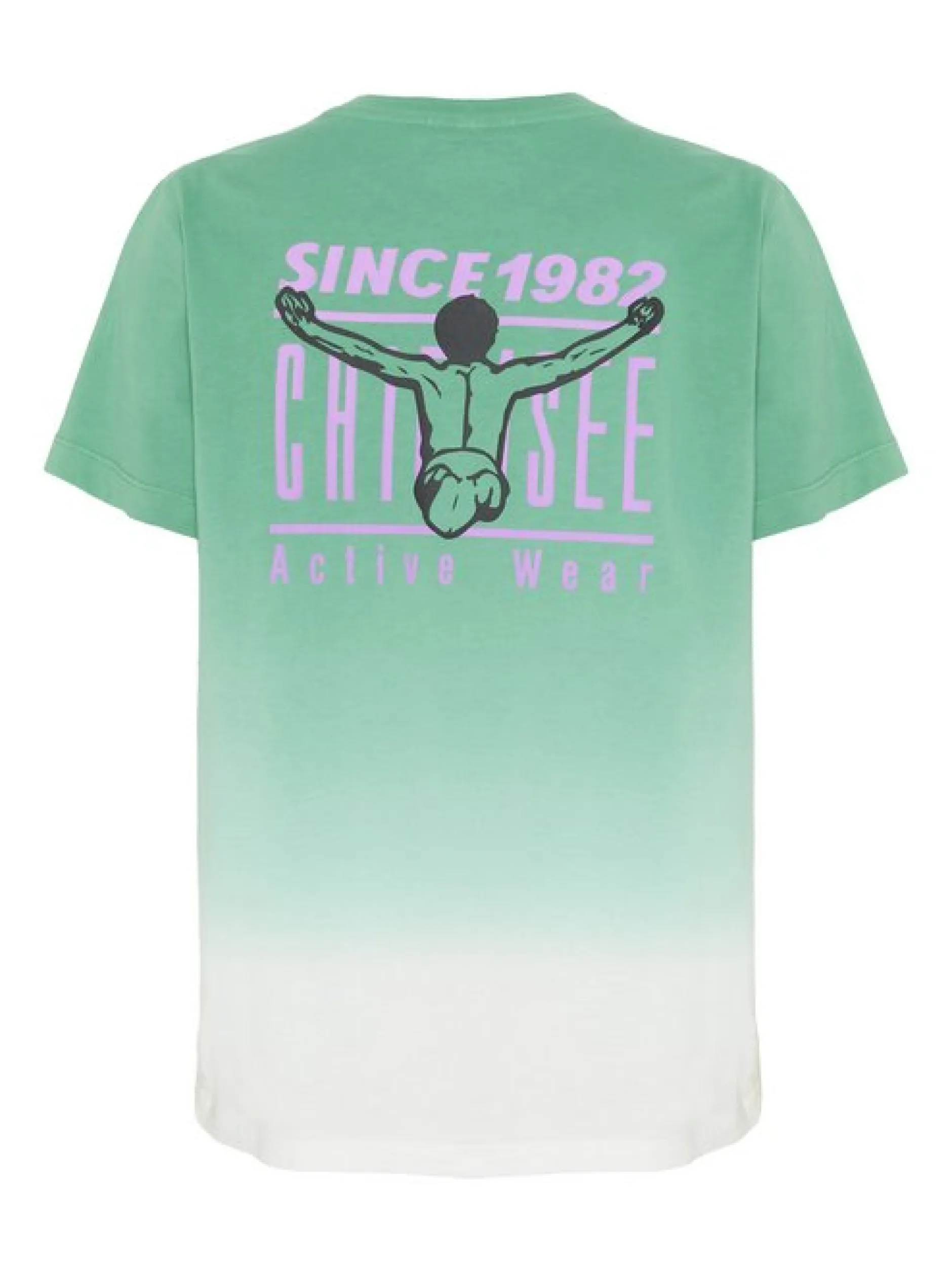 Chiemsee Jungen T-Shirt in grün weiß - Ärmel: kurzarm