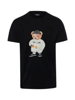 Chill Pill Herren T-Shirt - Beer Bear in schwarz