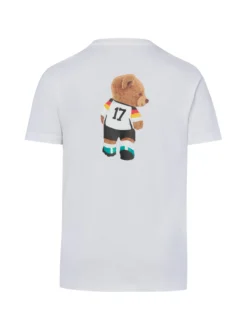 Chill Pill Herren T-Shirt - Football Bear in weiß