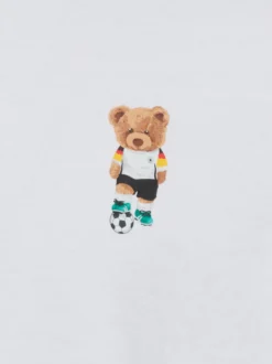 Chill Pill Herren T-Shirt - Football Bear in weiß