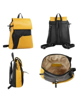 Cluty Damen Cityrucksack in gelb